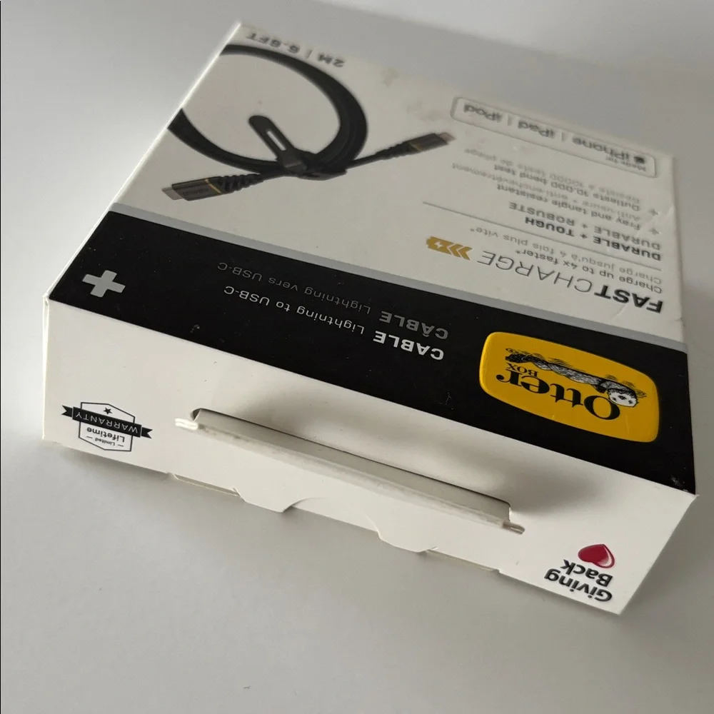 OtterBox Lightning to USB-C Cable in Black